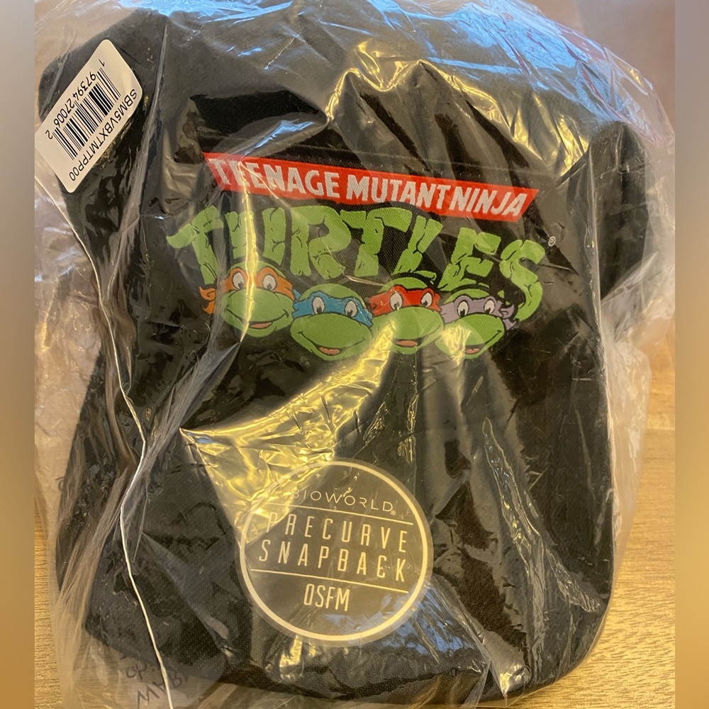 Teenage Mutant Ninja Turtles Black Baseball Cap
